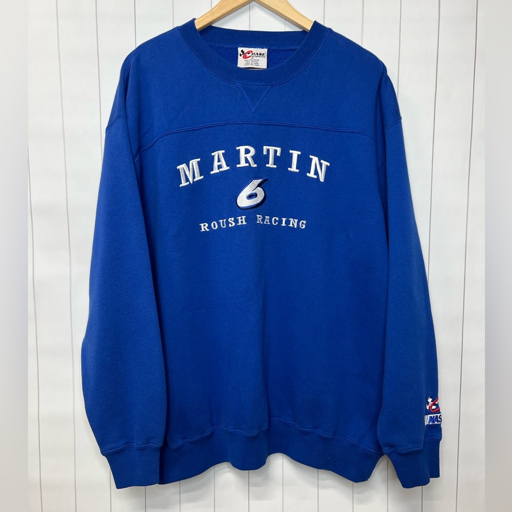 90s - Mark Martin Roush Racing Sweatshirt - XL